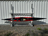 16'7" Zegul ARROW NUKA GT Touring A-Core 100% Honeycomb Fiberglass Sea Kayak Red/Black NEW