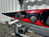 16'7" Zegul ARROW NUKA GT Touring A-Core 100% Honeycomb Fiberglass Sea Kayak Red/Black NEW