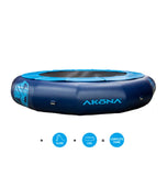 Akona 20ft Waterfront Waterpark EXUMA Inflatable Recreation WATER TRAMPOLINE Bounce Platform | NEW , Jersey Paddle