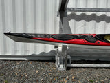 16'7" Zegul ARROW NUKA GT Touring A-Core 100% Honeycomb Fiberglass Sea Kayak Red/Black NEW