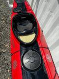 16'7" Zegul ARROW NUKA GT Touring A-Core 100% Honeycomb Fiberglass Sea Kayak Red/Black NEW