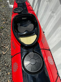 16'7" Zegul ARROW NUKA GT Touring A-Core 100% Honeycomb Fiberglass Sea Kayak Red/Black NEW
