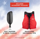11ft Old Town Ocean Kayak CAPER Solo Sit On Top Kayak NEW ~ OLD GLORY BUNDLE