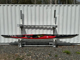 16'7" Zegul ARROW NUKA GT Touring A-Core 100% Honeycomb Fiberglass Sea Kayak Red/Black NEW