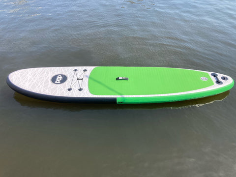 POP PADDLE CO, YACHT HOPPER - GREEN/BLACK AIR INFLATABLE SUP STAND UP PADDLE BOARD NEW