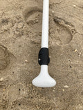 Trooper, Pop Board Co Hybrid White Fiberglass Adj Stand up paddle board : NEW SUP Paddle