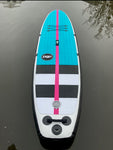 POP PADDLE CO, YACHT HOPPER - PINK AIR INFLATABLE SUP STAND UP PADDLE BOARD NEW