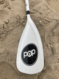 Trooper, Pop Board Co Hybrid White Fiberglass Adj Stand up paddle board : NEW SUP Paddle