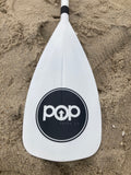 Trooper, Pop Board Co Hybrid White Fiberglass Adj Stand up paddle board : NEW SUP Paddle