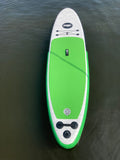 POP PADDLE CO, YACHT HOPPER - GREEN/BLACK AIR INFLATABLE SUP STAND UP PADDLE BOARD NEW