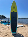11’6” Amigo Turbo Stand Up Paddle Board Fiberglass Displacement Hull SUP - New 27lbs