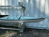 15’5” Murray Marine M155 Ltd. Rigid Honeycomb Fiberglass Sea Kayak 🆕15ft 5in - ICE BLUE