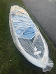 11’ Tahe CROSS x 34” XL SUP Stand Up Paddleboard NEW + FIN + Carbon Fiber PADDLE