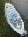 11’ Tahe CROSS x 34” XL SUP Stand Up Paddleboard NEW + FIN + Carbon Fiber PADDLE