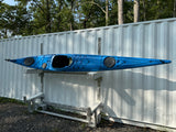 17'5" Zegul REVAL HV Touring A-Core 100% Honeycomb Fiberglass SEA KAYAK - British Style 🆕 BLUE