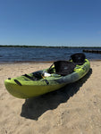 Ocean Kayak Malibu Two Lemon Camo Double Tandem 2 Person Sit on Top Kayak + Seat • New