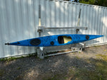 17'5" Zegul REVAL HV Touring A-Core 100% Honeycomb Fiberglass SEA KAYAK - British Style 🆕 BLUE