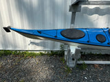 17’1” Zegul MIDI PERFORMANCE A-CORE 100% Fiberglass Sea Kayak -Sky Blue NEW