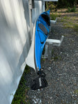 17’1” Zegul MIDI PERFORMANCE A-CORE 100% Fiberglass Sea Kayak -Sky Blue NEW