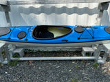 17’1” Zegul MIDI PERFORMANCE A-CORE 100% Fiberglass Sea Kayak -Sky Blue NEW