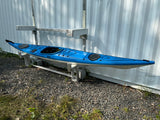 17'5" Zegul REVAL HV Touring A-Core 100% Honeycomb Fiberglass SEA KAYAK - British Style 🆕 BLUE