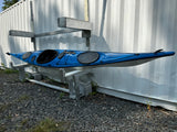 17’1” Zegul MIDI PERFORMANCE A-CORE 100% Fiberglass Sea Kayak -Sky Blue NEW