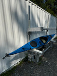 17’1” Zegul MIDI PERFORMANCE A-CORE 100% Fiberglass Sea Kayak -Sky Blue NEW