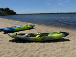 Ocean Kayak Malibu Two Lemon Camo Double Tandem 2 Person Sit on Top Kayak + Seat • New