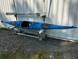 17’1” Zegul MIDI PERFORMANCE A-CORE 100% Fiberglass Sea Kayak -Sky Blue NEW