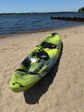 Ocean Kayak Malibu Two Lemon Camo Double Tandem 2 Person Sit on Top Kayak + Seat • New