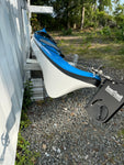 17’1” Zegul MIDI PERFORMANCE A-CORE 100% Fiberglass Sea Kayak -Sky Blue NEW