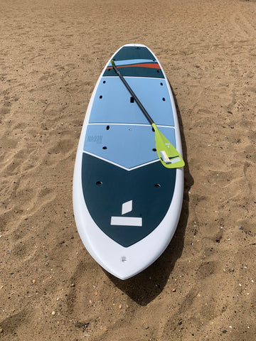 11’ Tahe CROSS x 34” XL SUP Stand Up Paddleboard NEW + FIN + Carbon Fiber PADDLE
