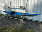 17’1” Zegul MIDI PERFORMANCE A-CORE 100% Fiberglass Sea Kayak -Sky Blue NEW