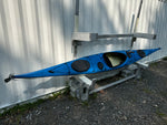 17’1” Zegul MIDI PERFORMANCE A-CORE 100% Fiberglass Sea Kayak -Sky Blue NEW