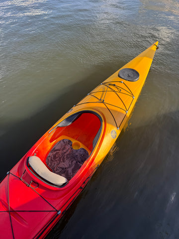 14’8” Perception Carolina Sit In Solo Single Touring Sea Kayak - USED