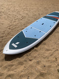 11’ Tahe CROSS x 34” XL SUP Stand Up Paddleboard NEW + FIN + Carbon Fiber PADDLE