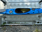 17’1” Zegul MIDI PERFORMANCE A-CORE 100% Fiberglass Sea Kayak -Sky Blue NEW